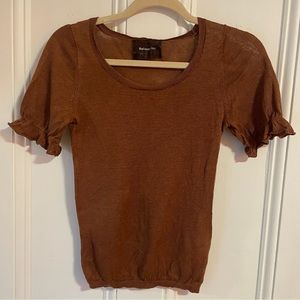 reformation thin knit sweater tee